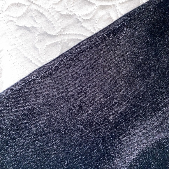 FREE PEOPLE - Aratta Velvet Dreams Navy Blue w/ Gold Lace Cami Nightgown - Picture 6 of 6